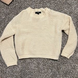 Forever 21 Knitted Crop Sweater - Size S